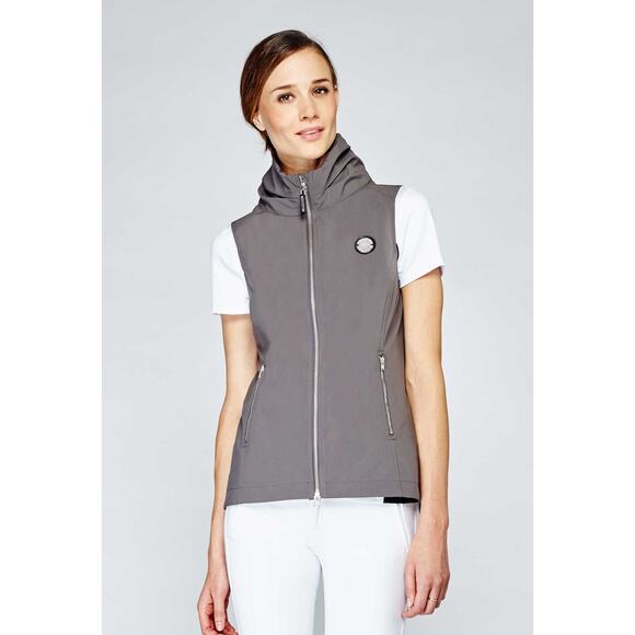 Noel Asmar Leto Equestrian Waterproof Hooded Riding Vest Plum Purple Small - Picture 12 of 16